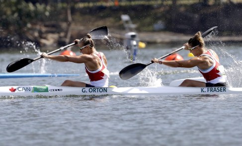 Equipe Canada - aviron - Genevieve Orton et KC Fraser - Rio 2016 Equipe Canada - aviron - Genevieve Orton et KC Fraser - Rio 2016