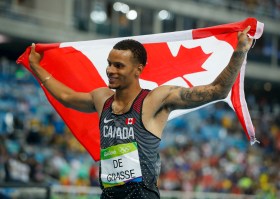 Équipe Canada - athlétisme - Andre De Grasse - Rio 2016