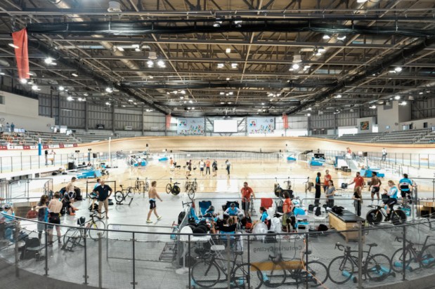 Le vélodrome de Milton, quartier général de l'équipe canadienne de cyclisme sur piste, le 29 juillet 2016.