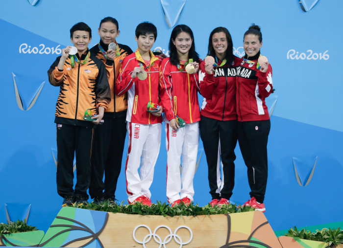 Equipe Canada - plongeon - Meaghan Benfeito - Roseline Filion - Rio 2016