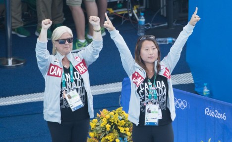 Équipe Canada - Nage synchronisée - Jacqueline Simoneau et Karine Thomas - Rio 2016