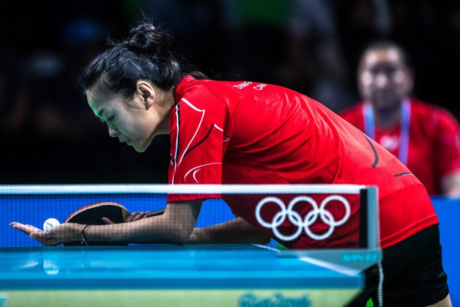 Equipe Canada - tennis de table - mo zhang - Rio 2016