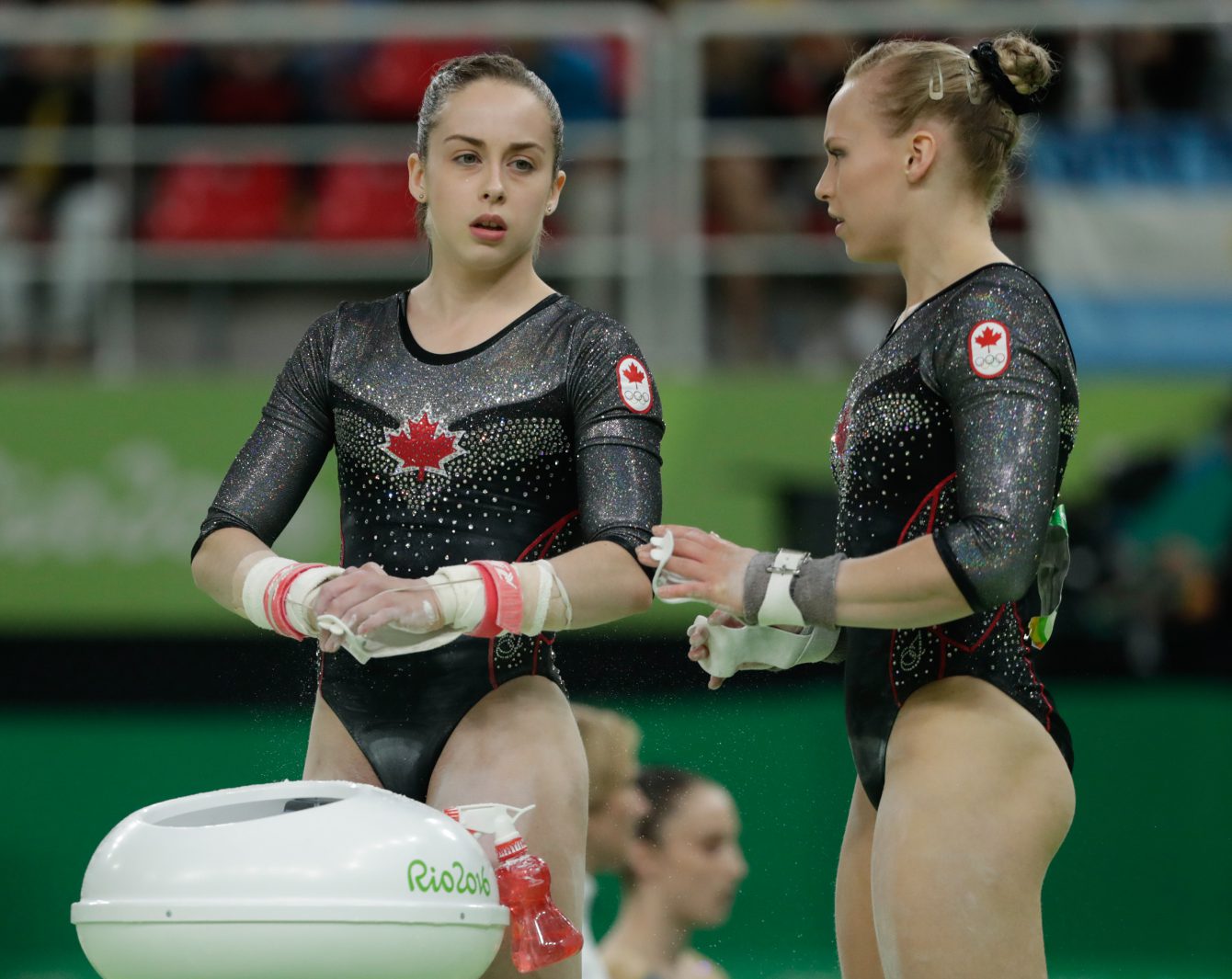 Isabela Onyshko et Ellie Black, Rio 2016. 11 août 2016. Photo du COC/Jason Ransom