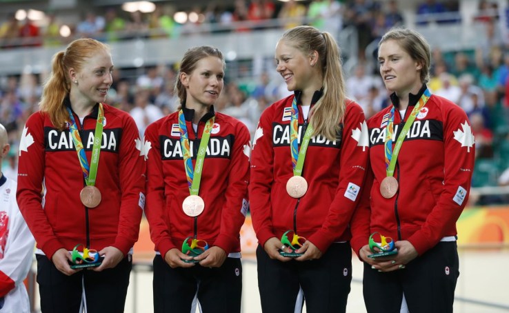 Rio 2016: Allison Beveridge, Jasmin Glaesser, Kristi Lay et Georgia Simmerling