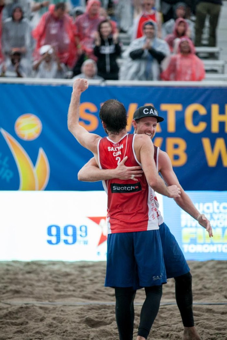 Saxton et Schalk aux finales World Tour Swatch FIVB de Toronto (Photo/Thoas Skrlj)