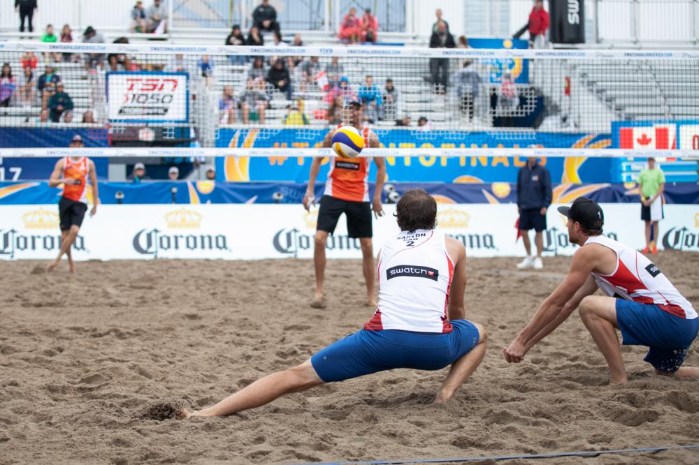 Saxton et Schalk aux finales World Tour Swatch FIVB de Toronto (Photo/Thoas Skrlj)