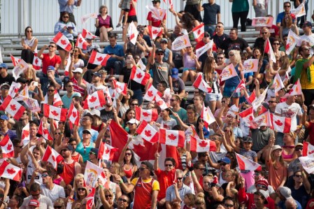 Les partisans aux finales World Tour Swatch FIVB de Toronto (Photo/Thoas Skrlj)