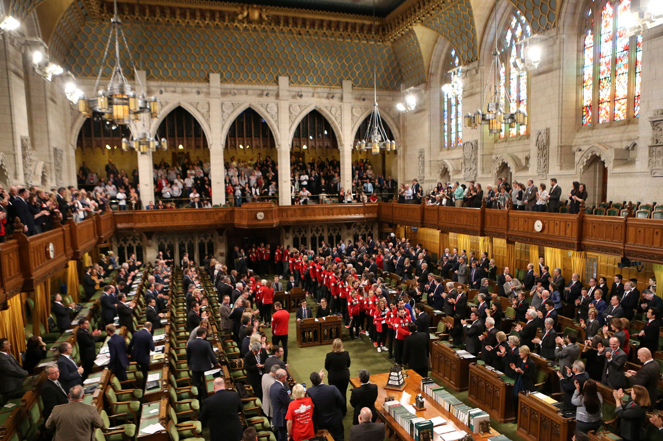 La célébration des athlètes de Rio 2016, à Ottawa et Gatineau le 2 novembre 2016. (Photo : Greg Kolz)