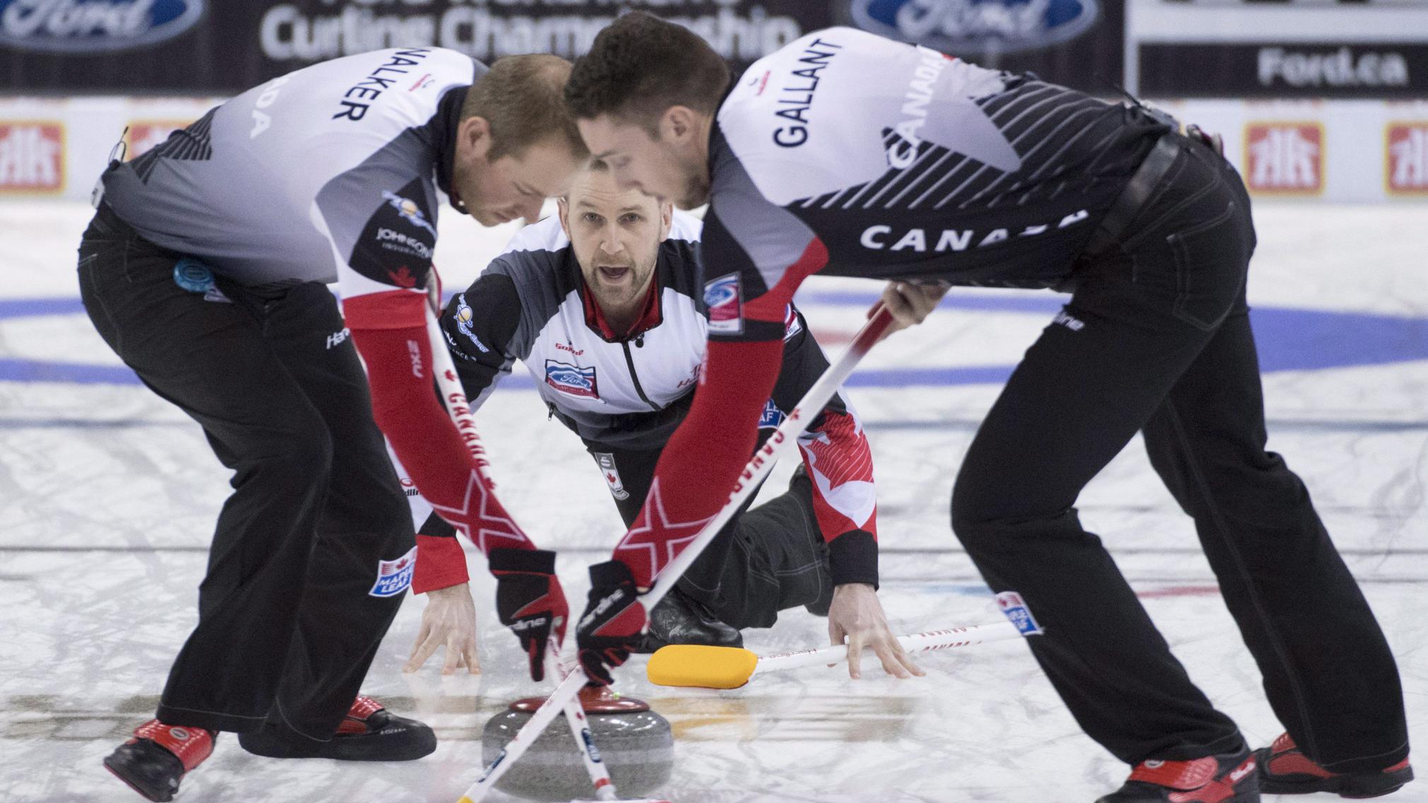 Gushue et Équipe Canada en finale du Mondial de curling Équipe Canada