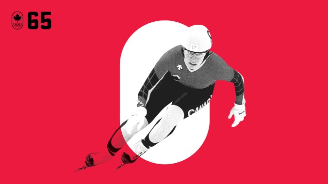 Une commotion a empêché Annie Perreault de participer à Lillehammer 1994. Ensuite, seulement quelques moins avant Nagano 1998, elle a été opérée aux jambes pour contrer le syndrome de Loge. Elle est revenue au sport pour devenir la première championne olympique canadienne dans une épreuve individuelle de patinage de vitesse sur courte piste en remportant le 500 m. SOIS DÉTERMINÉ