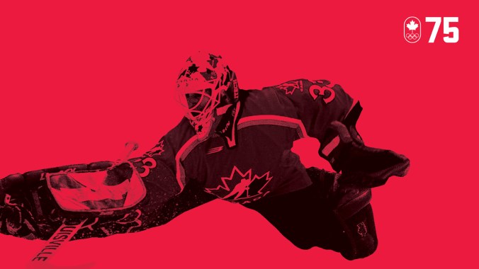100 COUNTDOWN 75 HOR La gardienne de but Manon Rhéaume a repoussé les limites de son sport. Première femme à jouer dans une équipe de la ligue de hockey junior majeur. Première femme à jouer pour une équipe de la LNH. À Nagano 1998, elle faisait partie de la première équipe canadienne de hockey à participer aux Jeux olympiques, remportant la médaille d’argent. SOIS INCLUSIF