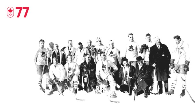L’équipe canadienne de hockey à Saint-Moritz 1928, les Toronto Graduates, était tellement dominante qu’elle a été avancée directement en ronde finale pendant que les dix autres équipes se sont affrontées pour savoir qui les affronteraient. Les Graduates ont remporté la troisième médaille d’or d’affilée en hockey masculin pour le Canada, gagnant leurs trois matchs 11-0, 14-0 et 13-0. SOIS FORT