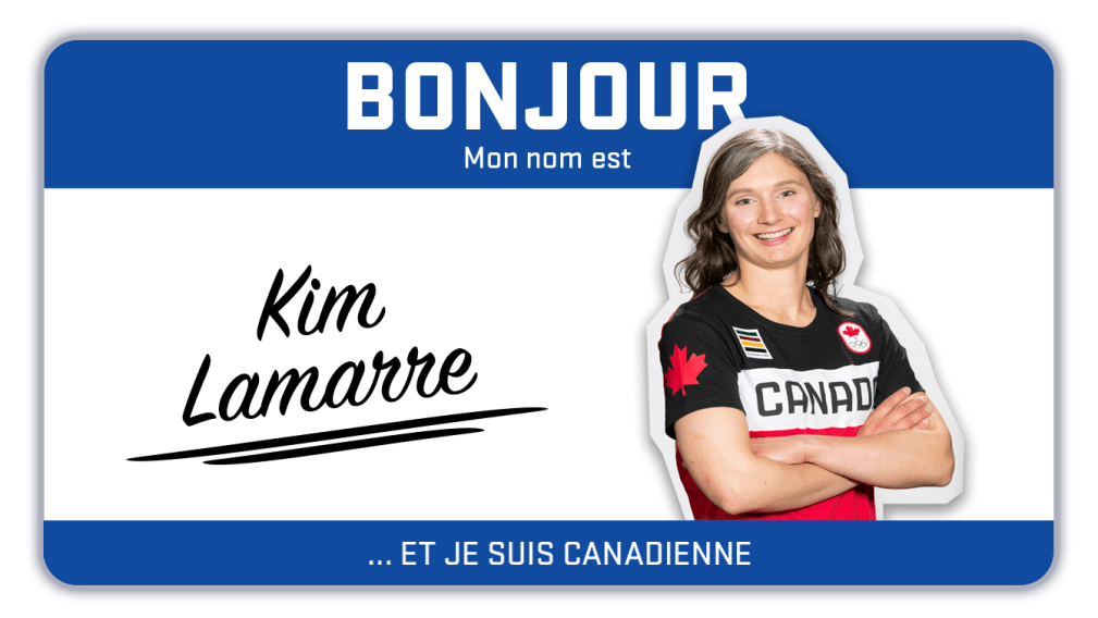 Bonjour, mon nom est Kim Lamarre et je skie