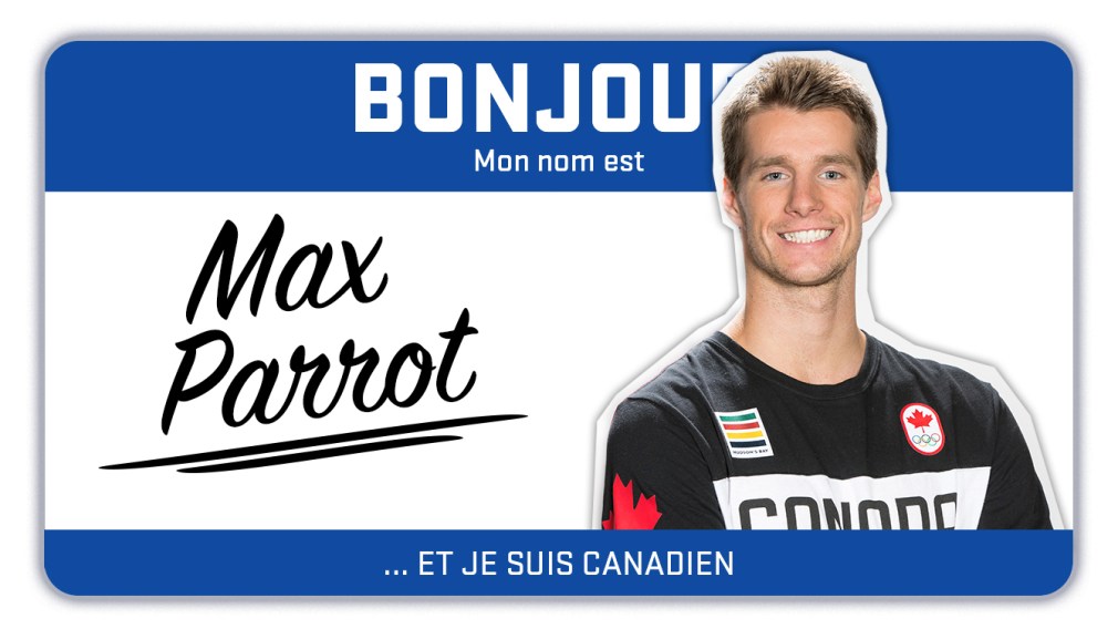 Bonjour, mon nom est Max Parrot et je fais du snowboard