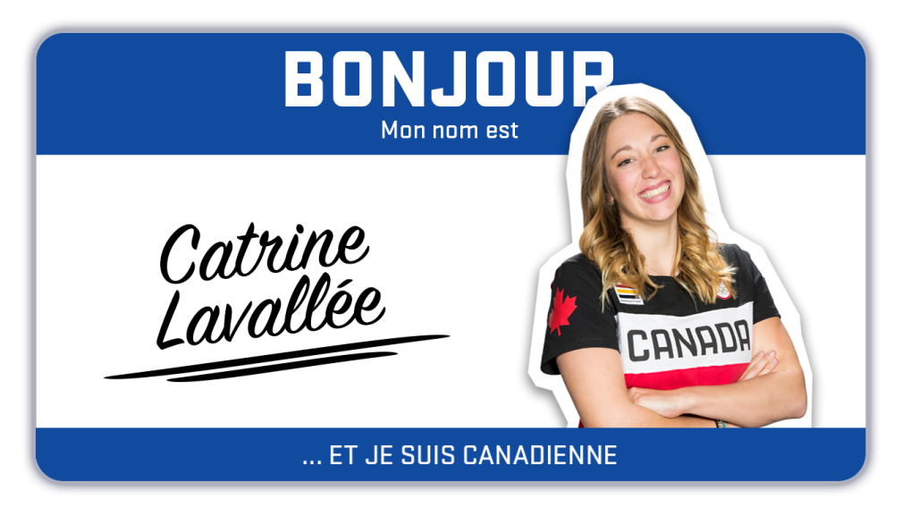 Bonjour, mon nom est Catrine Lavallée et je skie
