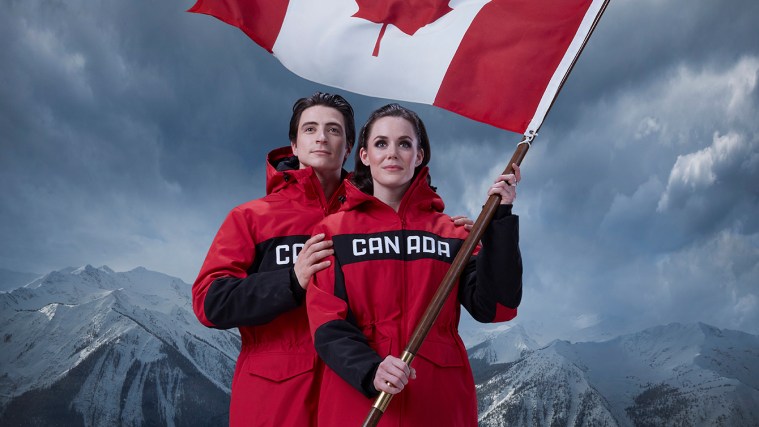 Équipe Canada - Tessa Virtue et Scott Moir - Porte-drapeaux