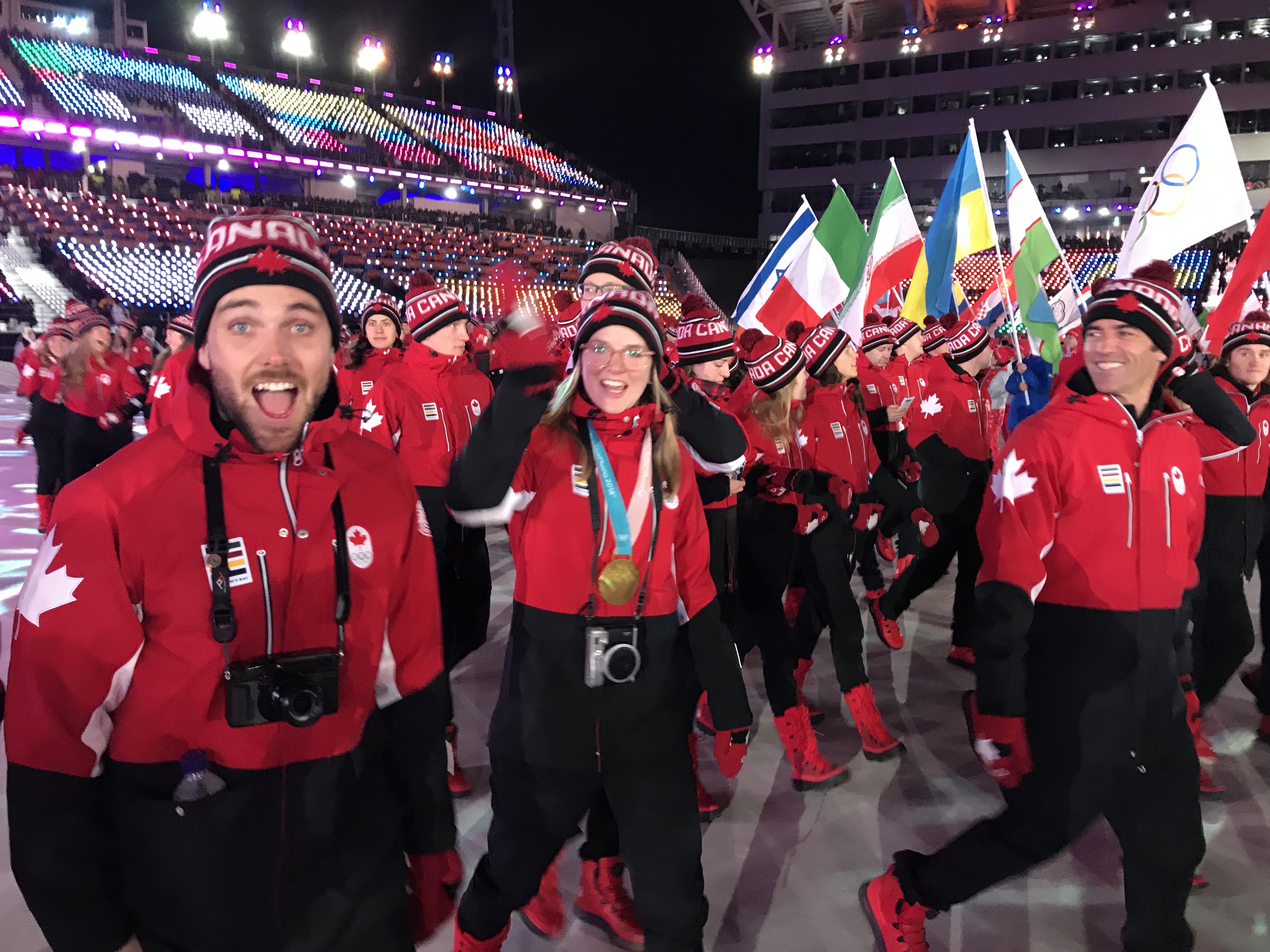 Simon d'Artois et Cassie Sharpe.