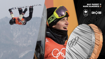 Max Parrot et Mark McMorris - Médailles d'argent et de bronze - PyeongChang 2018 - Équipe Canada