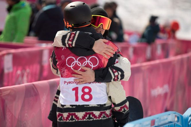 equipe canada-snowboard-sebastien toutant-tyler nicholson-pyeongchang 2018 Sébastien Toutant et Tyler Nicholson. Photo COC/Jason Ransom