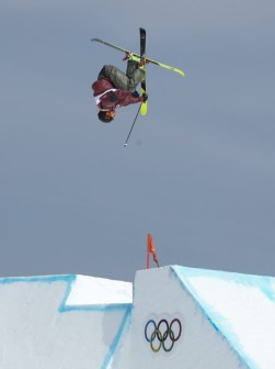 Beaulieu-Marchand en action à la finale de slopestyle. (Photo/ David Jackson)