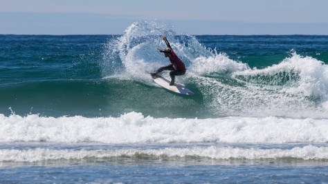 Cody Young lors des Nationaux de Surf Canada en mai 2018. (Photo: Marcus Paladino)