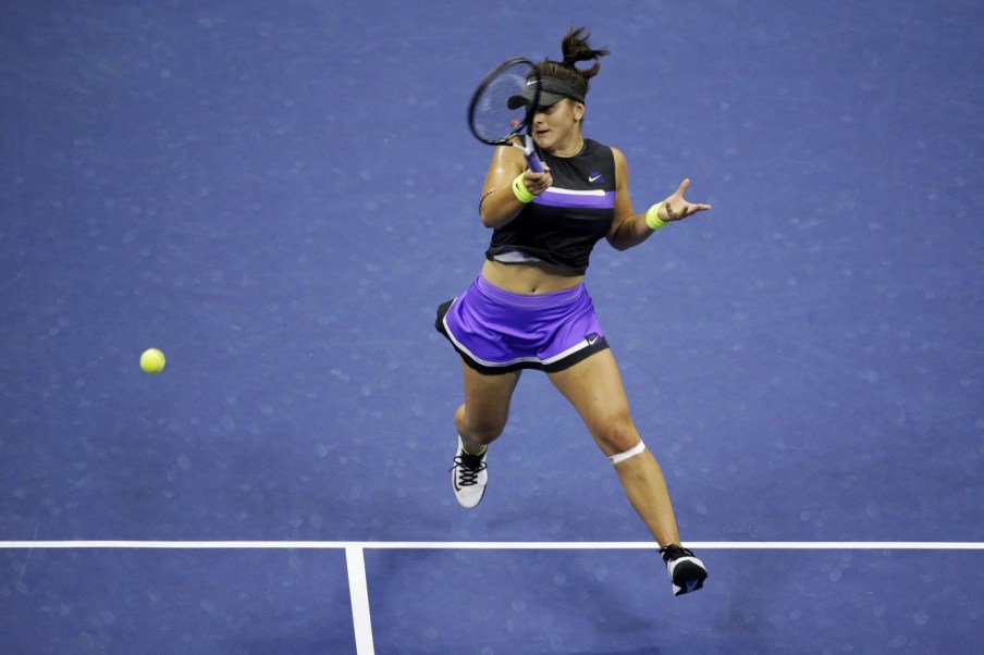 Équipe Canada Bianca Andreescu Tennis US Open 2019 Bianca Andreescu dispute un match de tennis aux Internationaux des États-Unis
