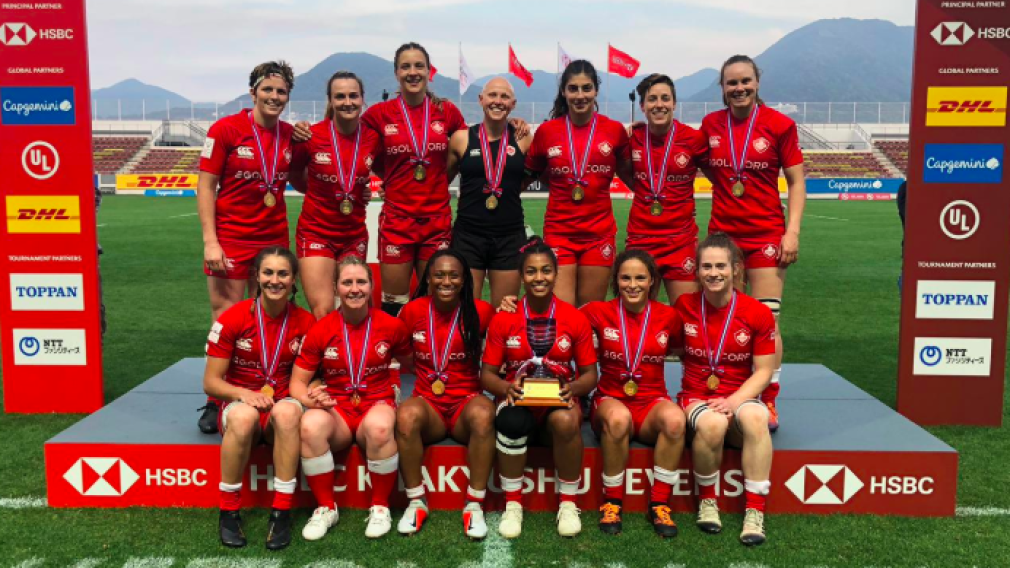Les Canadiennes remportent la Série mondiale de rugby à ...