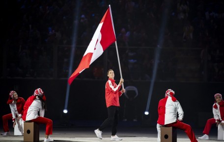 Équipe Canada à la cérémonie d'ouverture de Lima 2019