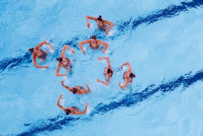 Les nageuses artistiques d'Équipe Canada à Lima 2019