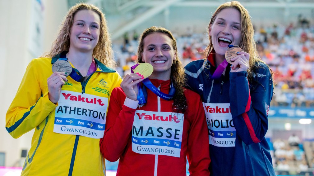 Kylie Masse défend son titre mondial au 100 m dos