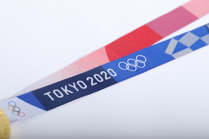 Le ruban des médailles de Tokyo 2020