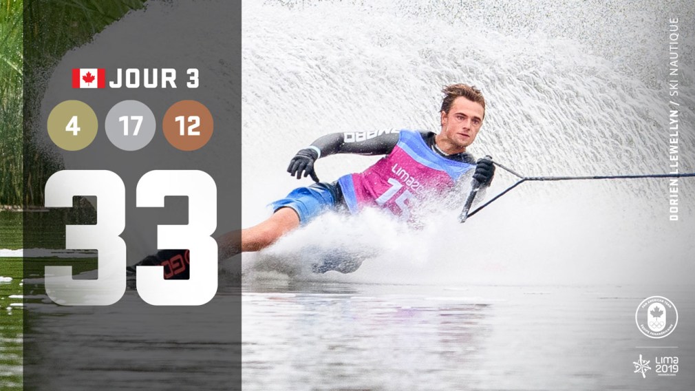 Lima 2019 | Jour 3: 7 médailles en ski nautique, une qualification pour Tokyo 2020 et bien plus