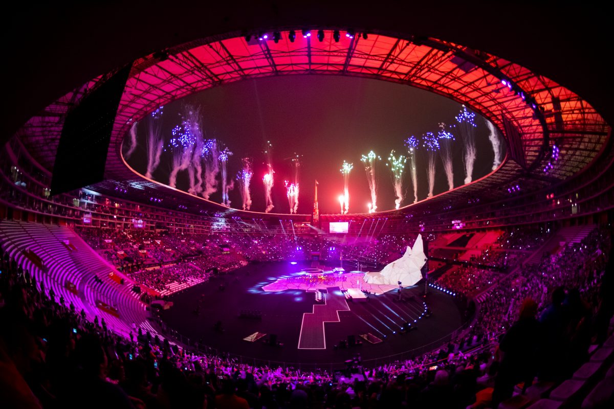 Équipe Canada à la cérémonie d'ouverture de Lima 2019