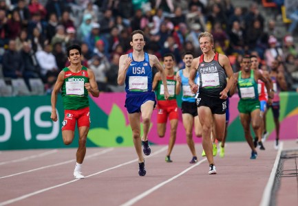 William Paulson participe à la finale du 1500 m aux Jeux panaméricains de Lima, au Pérou, le 8 août 2019. Photo : Vincent Ethier/COC
