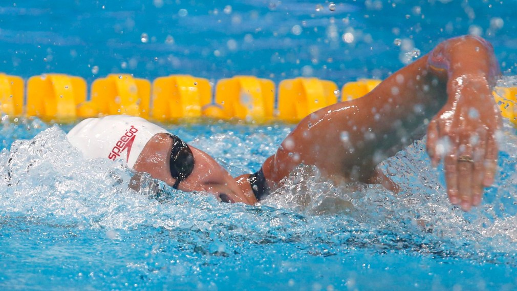 Sydney Pickrem en or à la Série des champions FINA de Beijing