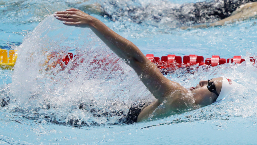 Huit records canadiens à l’International Swimming League
