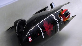 Cynthia Appiah en action en boblseigh.