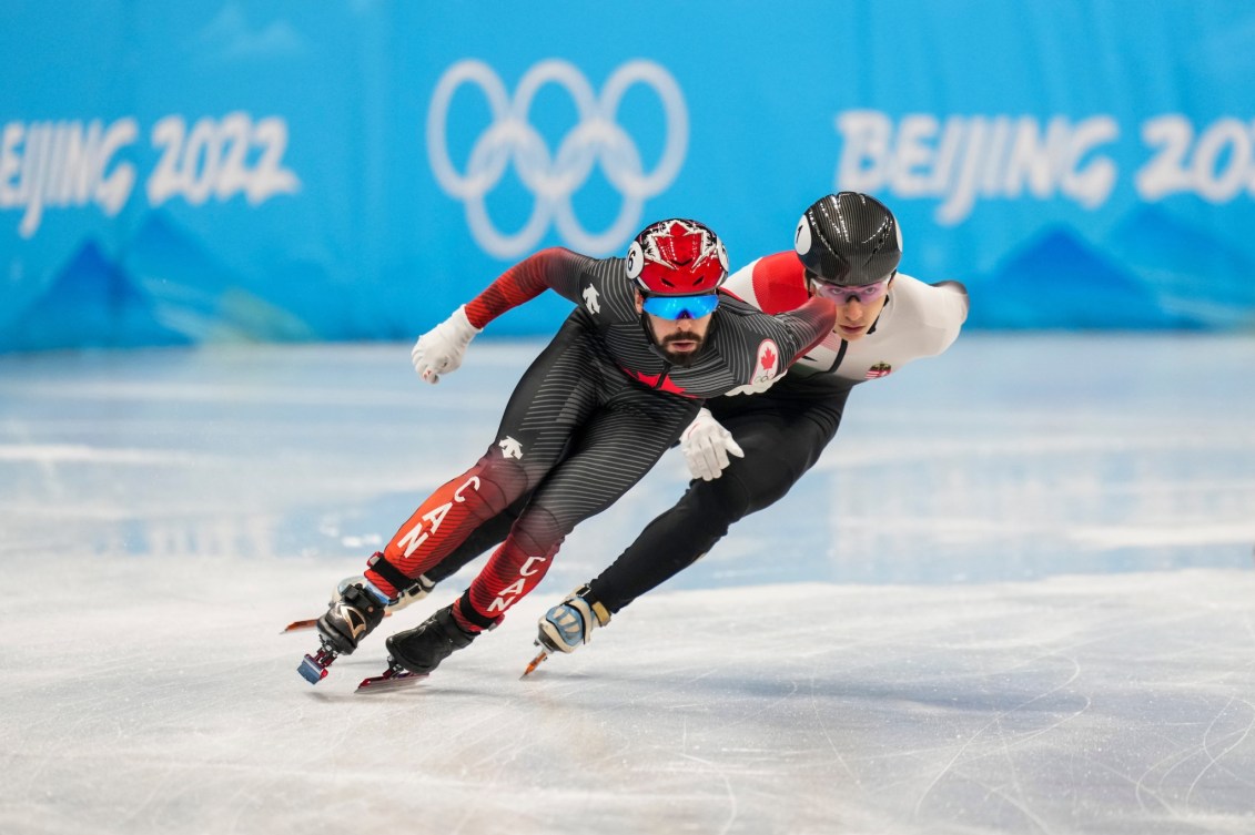 Steven Dubois en pleine course