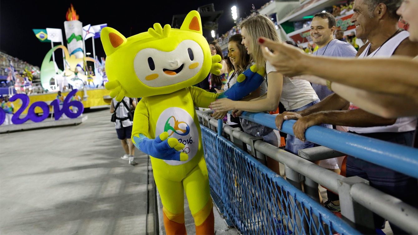 Vinicius mascotte des Jeux de Rio 2016