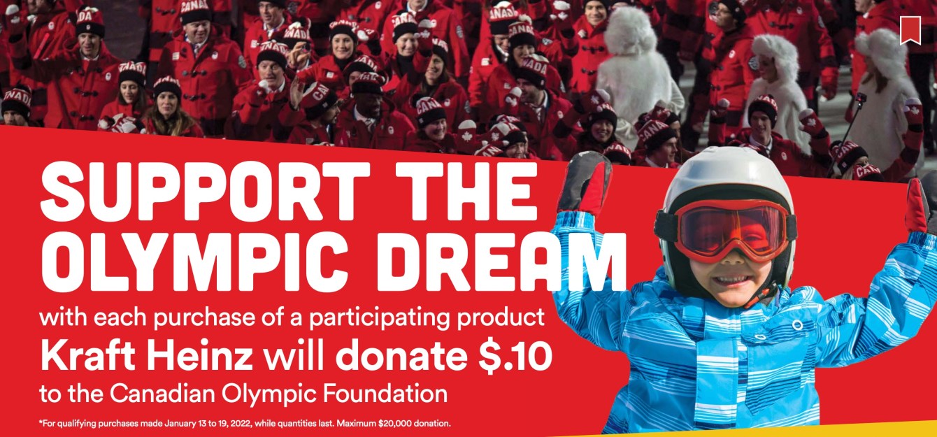 Support the Olympic Dream. 