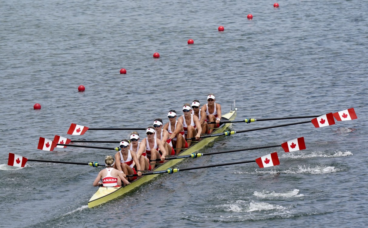 Le huit de pointe féminin en action