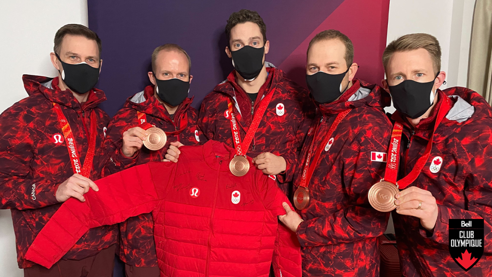 Gagnez la veste d’Équipe Canada des Jeux de Beijing 2022 signée par Équipe Gushue
