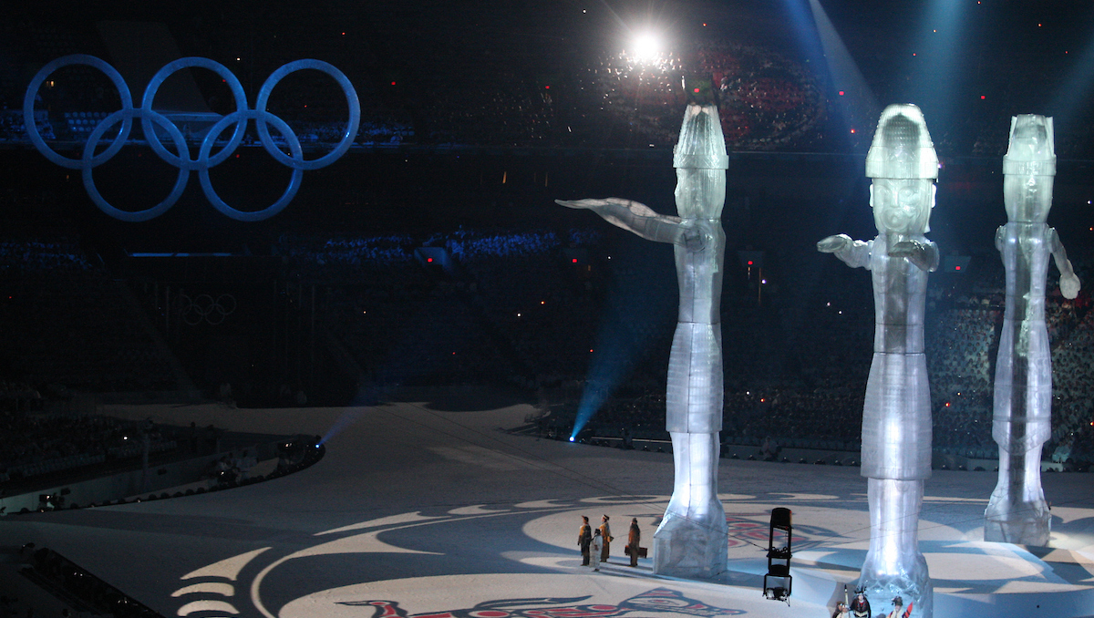 cérémonie d'ouverture à B.C. Place aux Jeux olympiques d'hiver à Vancouver, en Colombie-Britannique, le vendredi 12 février 2010. (CP PHOTO)2010(HO-COC-Mike Ridewood)