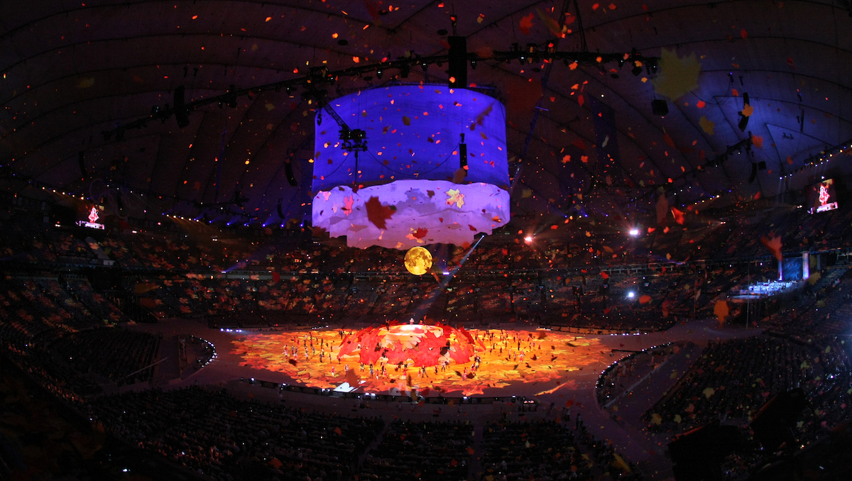 cérémonie d'ouverture à B.C. Place aux Jeux olympiques d'hiver à Vancouver, en Colombie-Britannique, le vendredi 12 février 2010. (CP PHOTO)2010(HO-COC-Mike Ridewood)