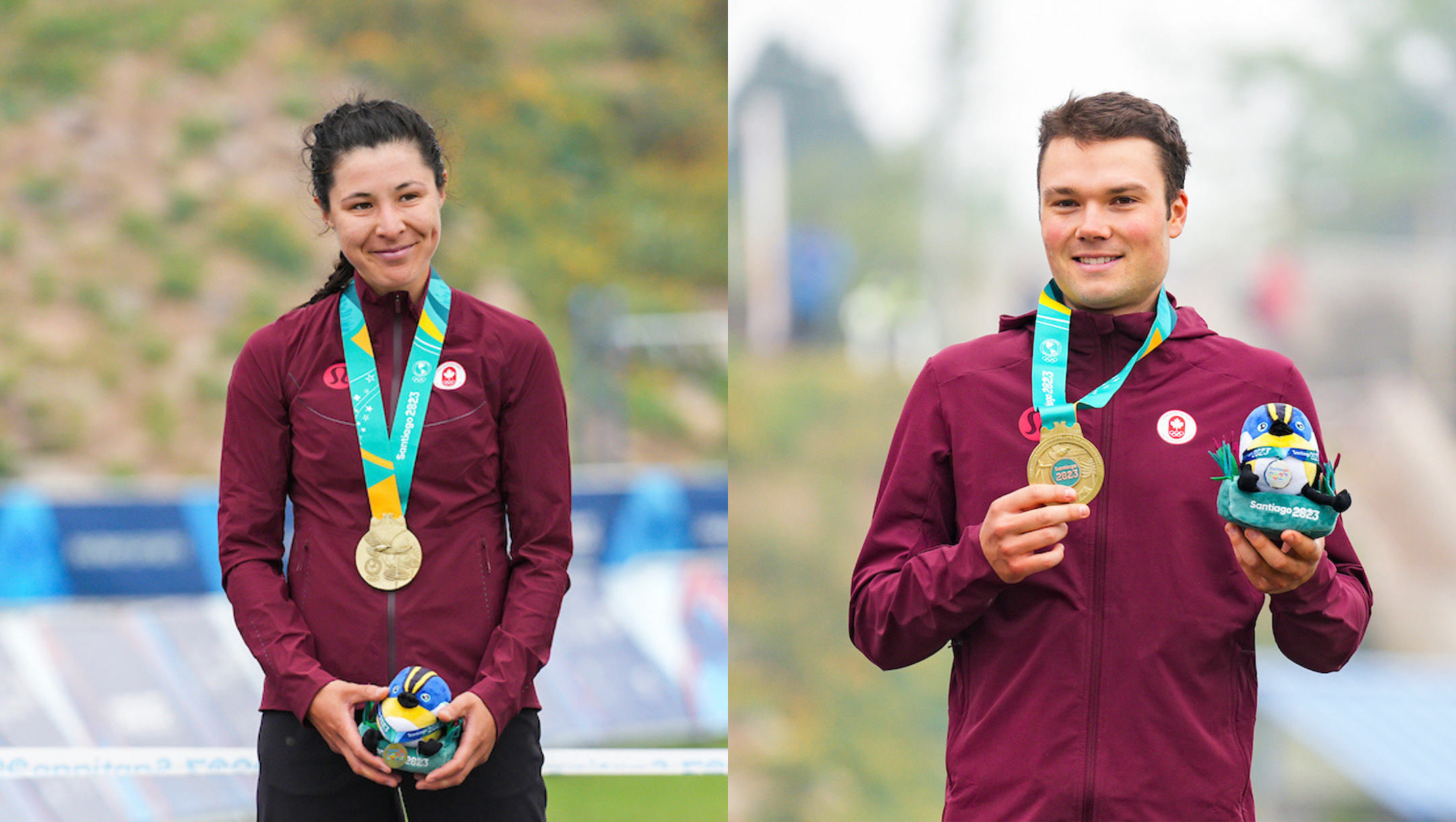 Panam Santiago 2023 : Gunnar Holmgren et Jenn Jackson raflent l'or en vélo  de montagne - Équipe Canada