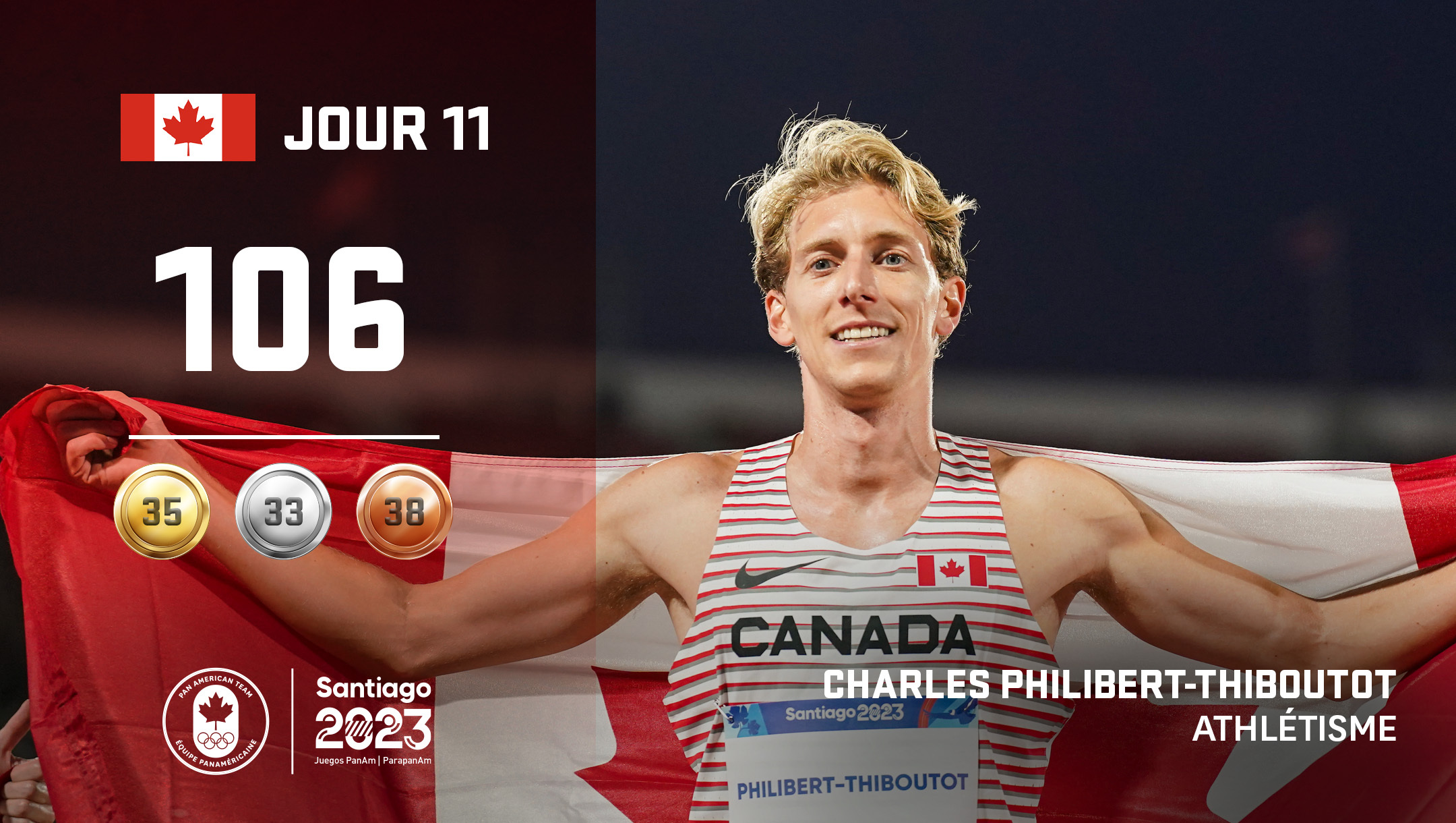 Dia 11 em Santiago de 2023: Philibert-Thiboutot ganha prata e Canadá conquista mais medalhas – Team Canada