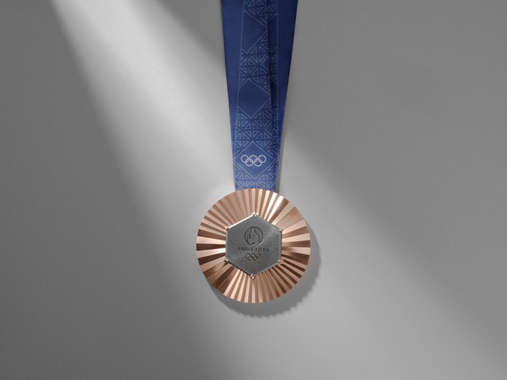 La médaille de bronze de Paris 2024. 