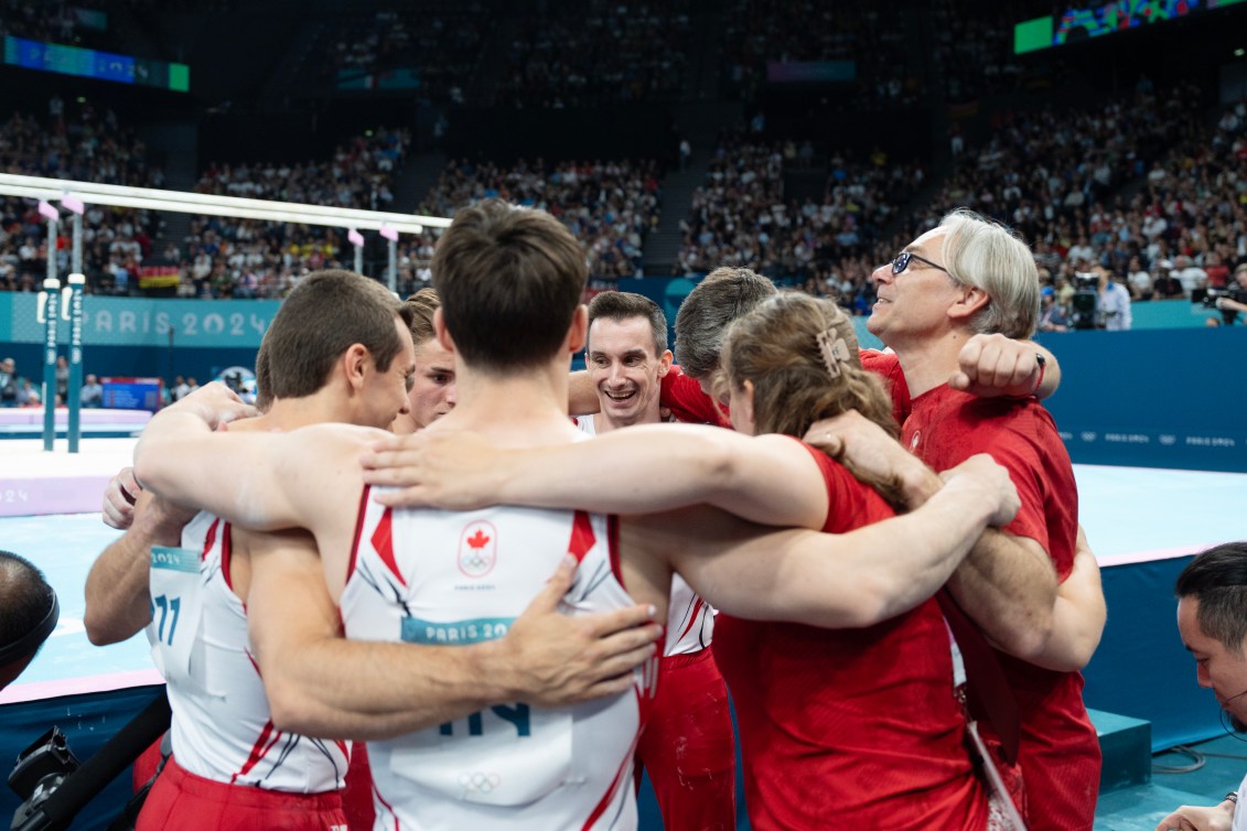 L'équipe masculine canadienne de gymnastique artistique lance sa