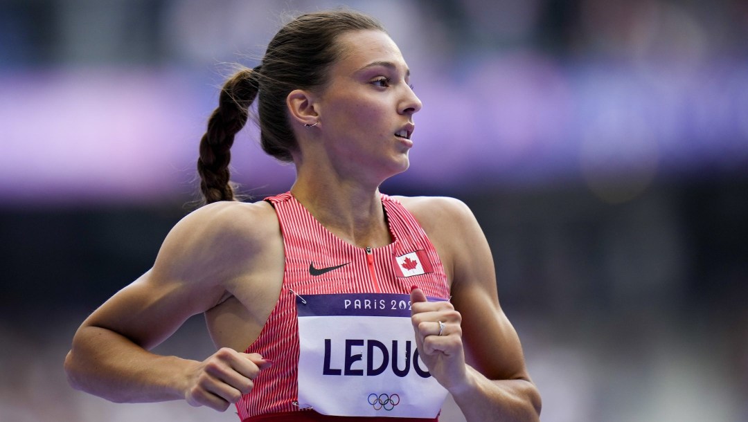 Audrey Leduc pendant la course.