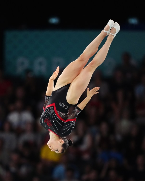 Sophiane Méthot pendant sa routine.